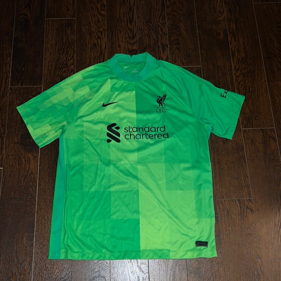 LFC Nike Mens Home Stadium Goalkeeper soccer Jersey 21/22.  Size XL - Picture 6 of 12